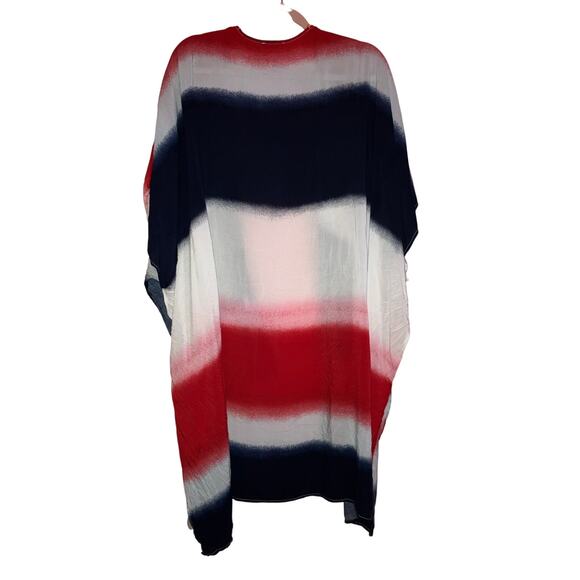 Maurices Red White And Blue Kimono One Size - Picture 3 of 3